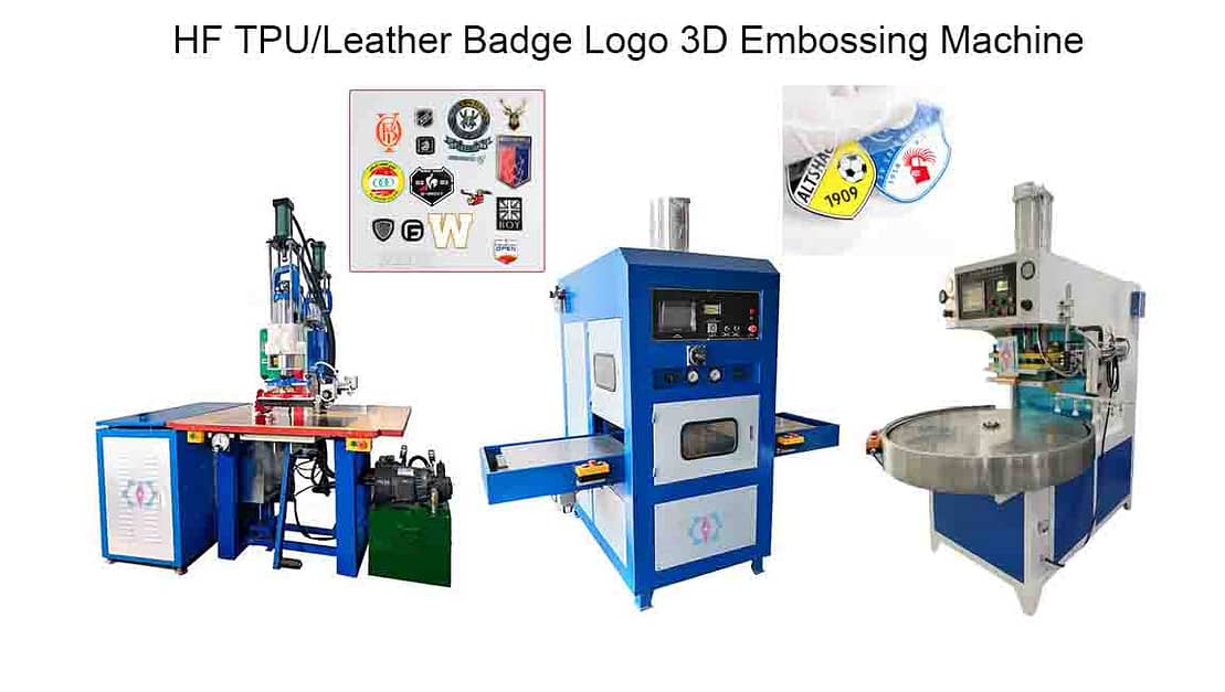 HF TPU Badge 3D embossing machine