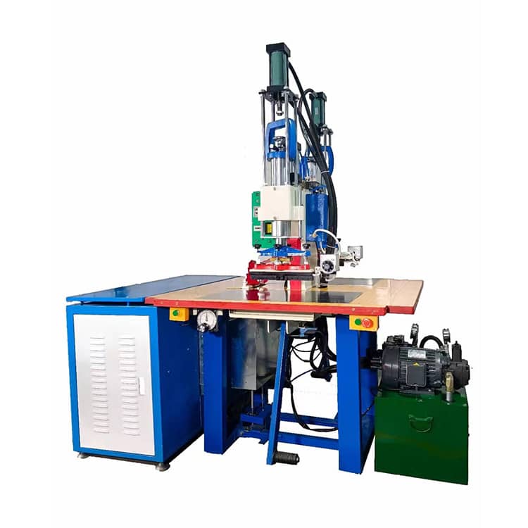 High Frequency Double Head Pedal TPU Emblem LOGO Embossing Machine